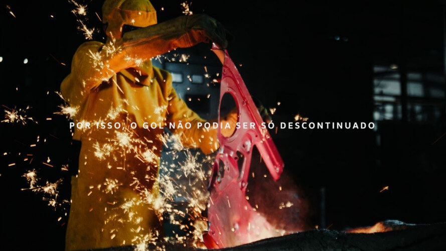 Gol da Volkswagen vira
